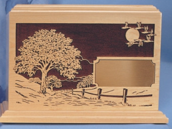 Road Home Wooden Cremation Urn