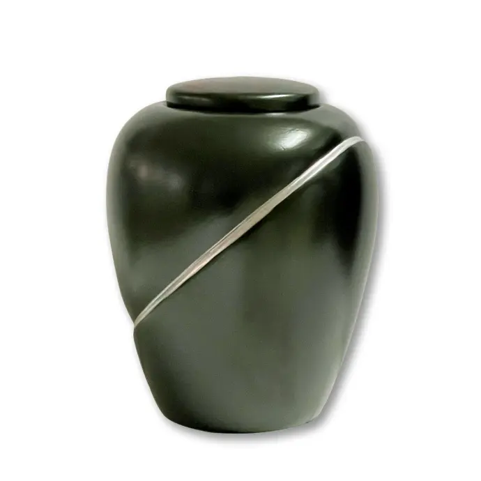 Biodegradable Oceane Burial Urn - Forest Green
