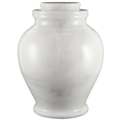 Serenity Antique White Marble Urn