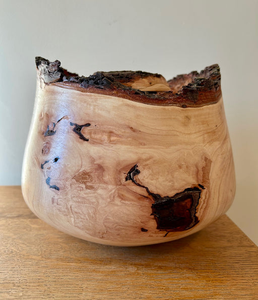 Peacan Turned Urn