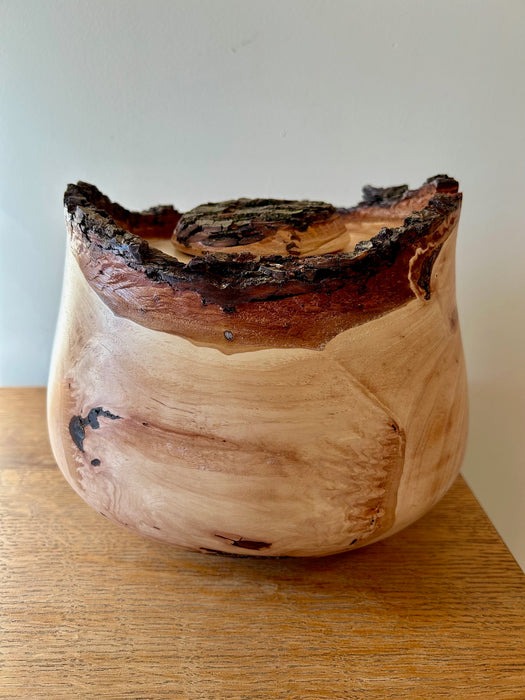 Small Natural Edge Turned Urn