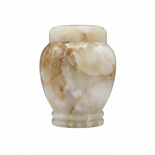 Suki - White Onyx Urn