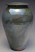 Simple Raku Ceramic Cremation Urn in Aqua Luster