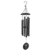 36" Black Memorial Wind Chime- engraved sample