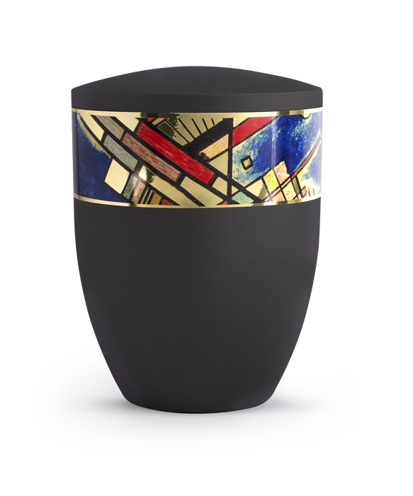 Abstract Art Gypsum Urn