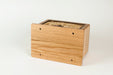 Access panel attaches with screws