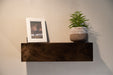 Alder with walnut stain
