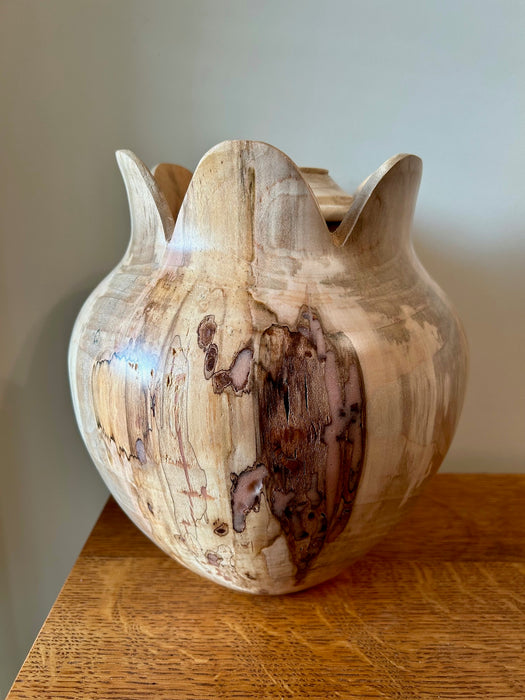 Ambrosia Maple Hand Turned Urn 71 - other side