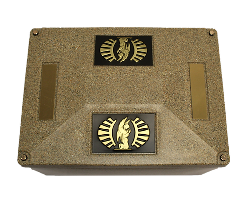 Aurora Burial Vault for Cremation Urn -Top view