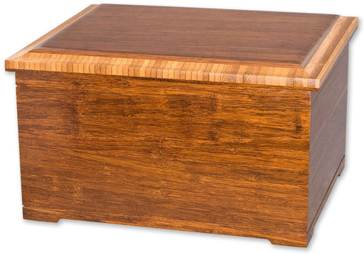 Bamboo Urn with Memory Chest Combo