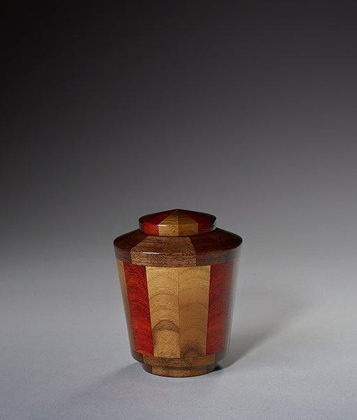 Keepsake Size - Walnut & Padauk Urn