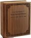 Personalized book urn