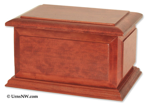 Boston II Companion Urn in Cherry Wood