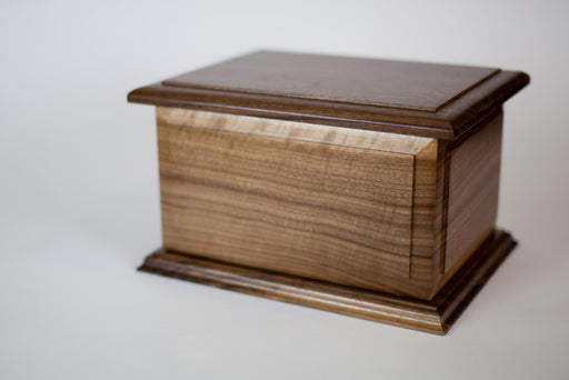 Boston II Companion Urn in solid walnut