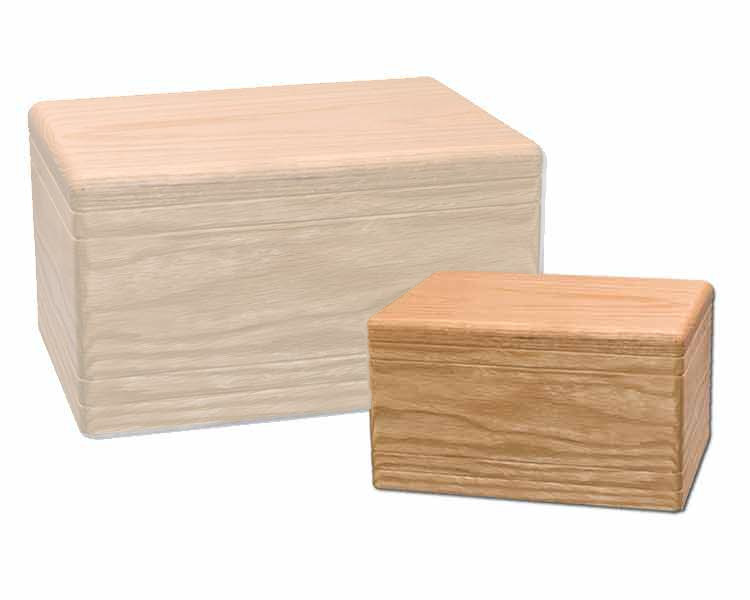 Boxwood Cremation Urn in Solid Hardwood