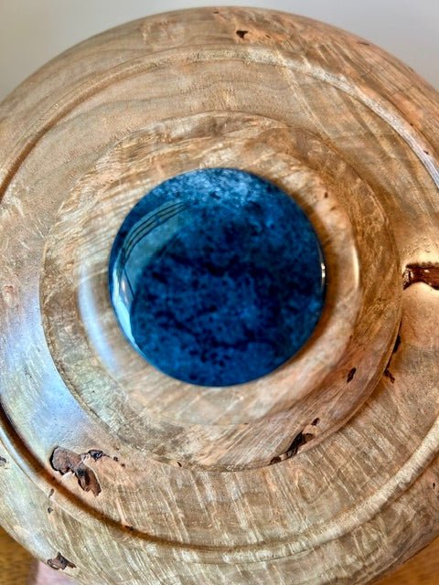 Comes with a dumortierite cabochon