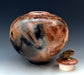 Saggar Burnished Fired Urn 278 - Top Lid Opened