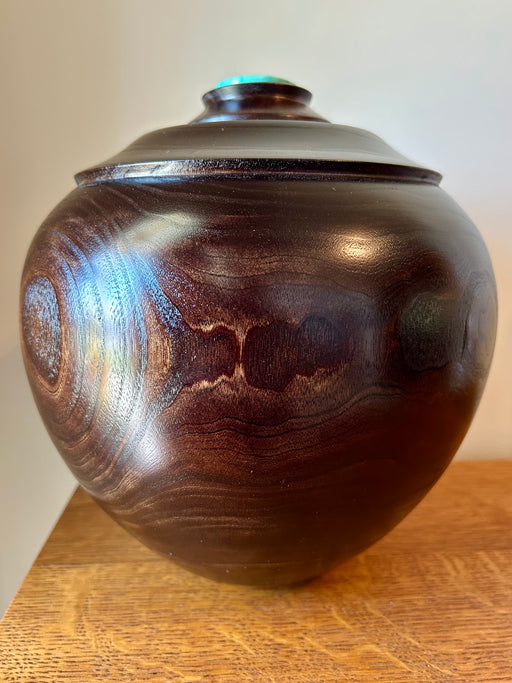 Catalpa Turned Urn 88 - angle 2