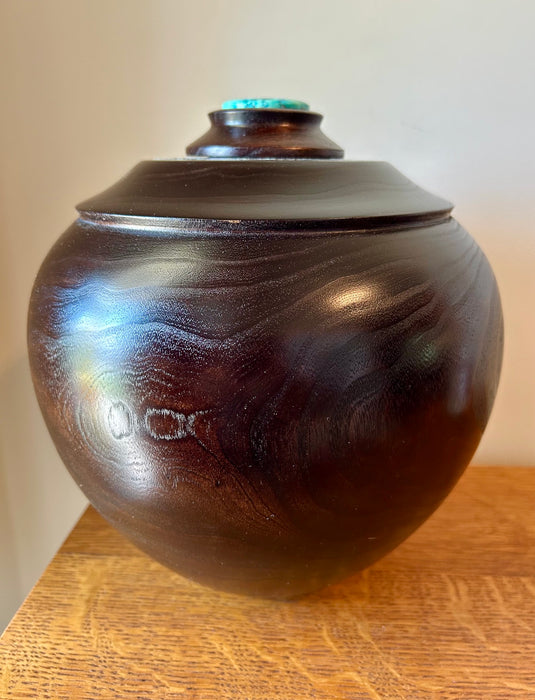 Catalpa Turned Urn 88 - angle 4