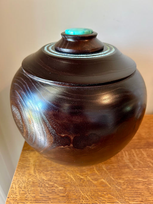 Catalpa Turned Urn 88