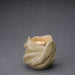 Luminous Tealight Candle Small Cremation Urn in Light Sand