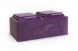 Classic Companion Cultured Marble Urn in Amethyst