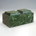 Classic Companion Cultured Marble Urn in Emerald