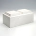 Glacier White Cultured Marble Classic Companion Urn 