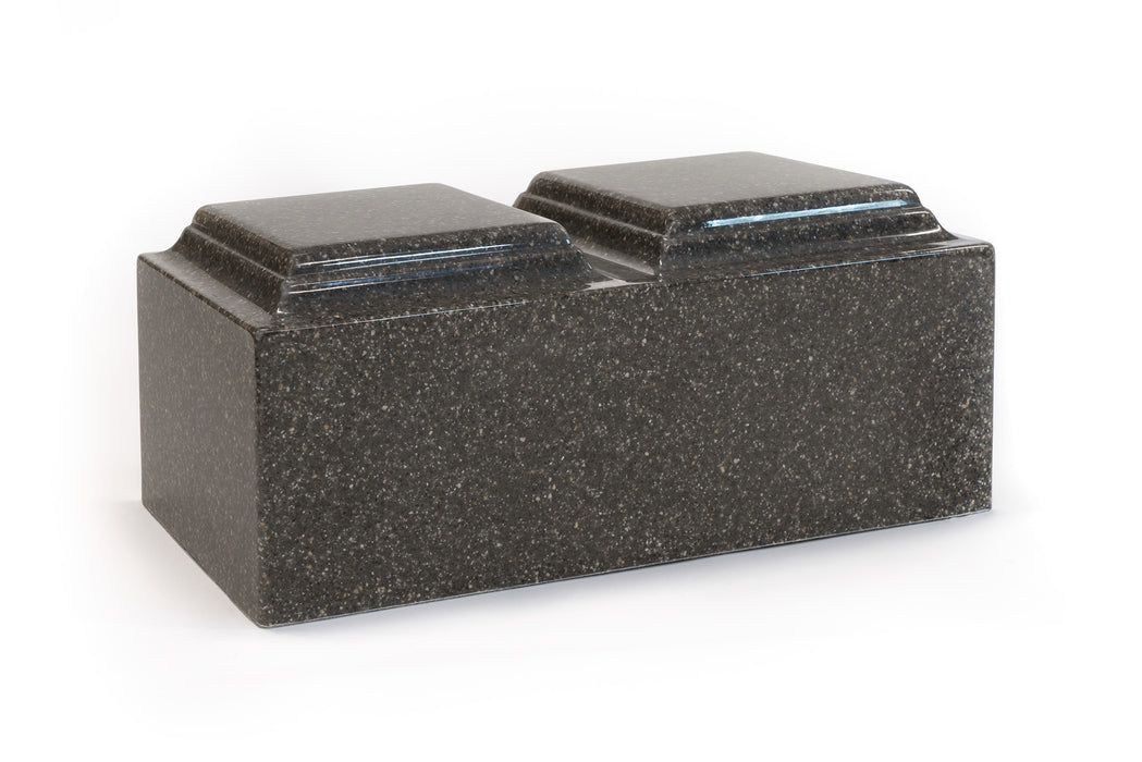Classic Cultured Granite Companion Urn - Kodiak Brown
