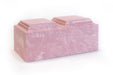 Classic Cultured Marble Companion Urn in Pink