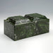 Classic Cultured Marble Companion Urn in Verde