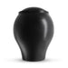 Classic Pure Black Cremation Urn front view