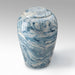 Grecian Cultured Marble Urn in Sky Blue