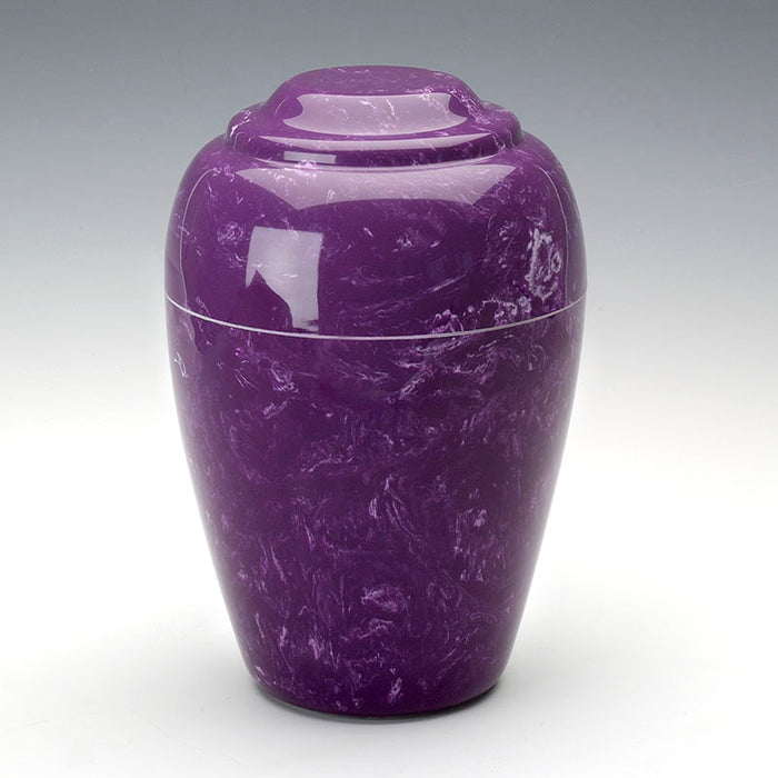 Grecian Cultured Marble Urn in Amethyst