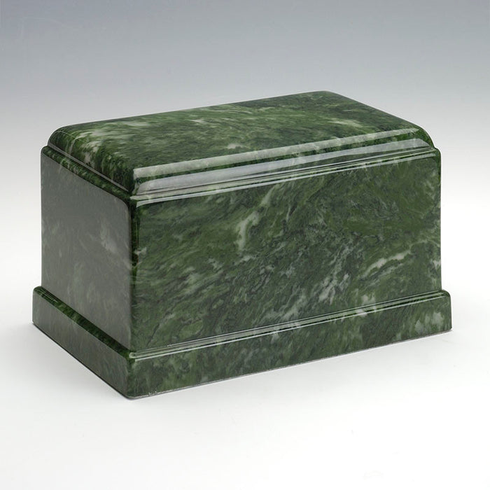 Olympus Cultured Marble Urn in Emerald