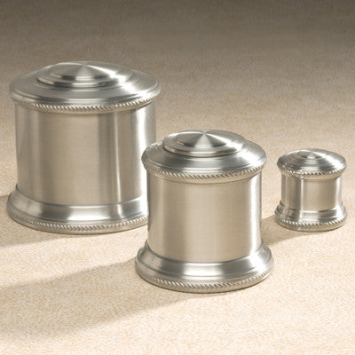 Columnade Spun Pewter Cremation Urn