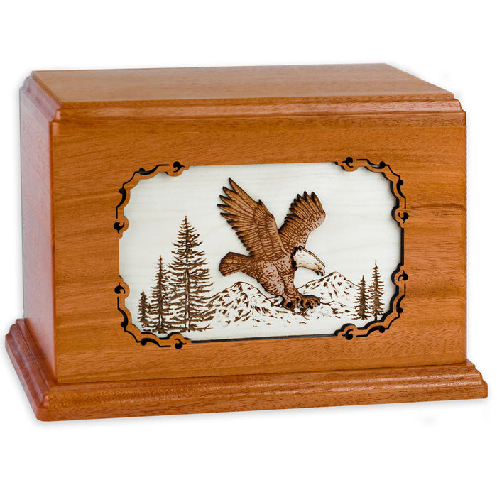 Eagle Wood Companion Urn - Mahogany Wood