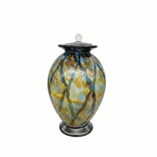 Companion glass urn with Amato shape and evening colors