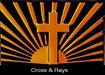 Cross & Rays applique