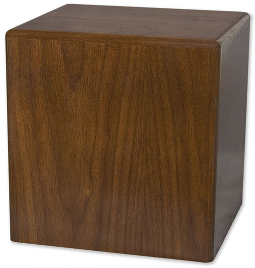 Cube Budget Urn | Walnut