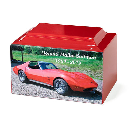 Personalize your loved one's urn with a color photograph