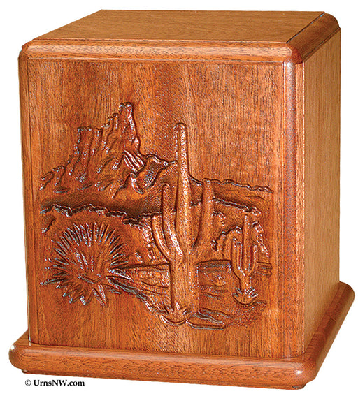 Desert Mahogany Cremation Urn