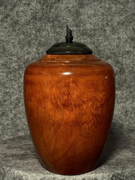 Divine Birch Turned Urn 29 - angle 2
