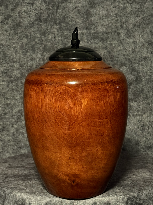 Divine Birch Turned Urn 29 - angle 3