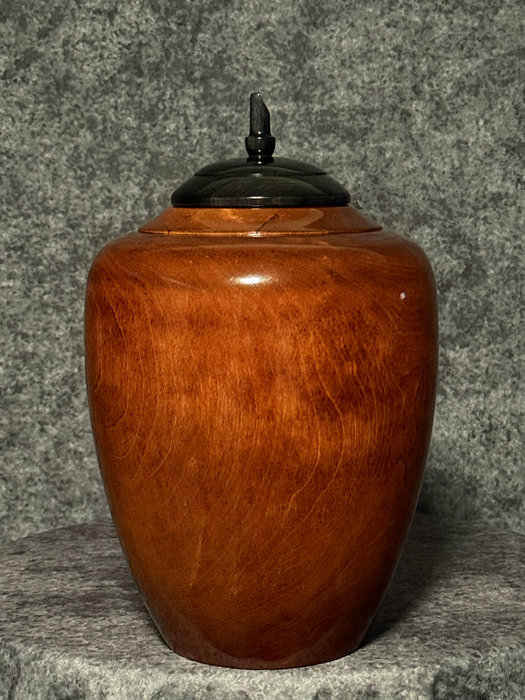 Divine Birch Turned Urn 29