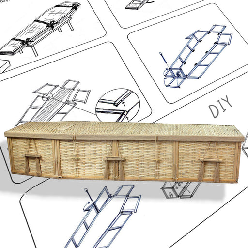 DIY Assembly Bamboo Coffin for Natural Burial