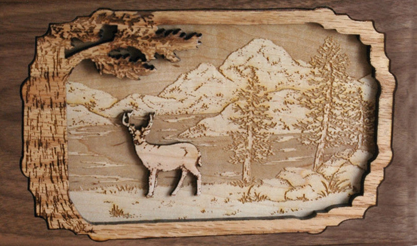Urn Scene: Elk