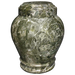 Embrace Green Zebra Marble Urn