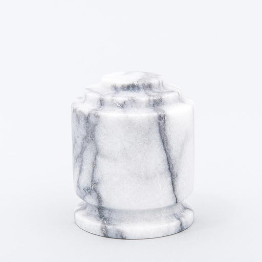 White Estate II Marble Keepsake Urn