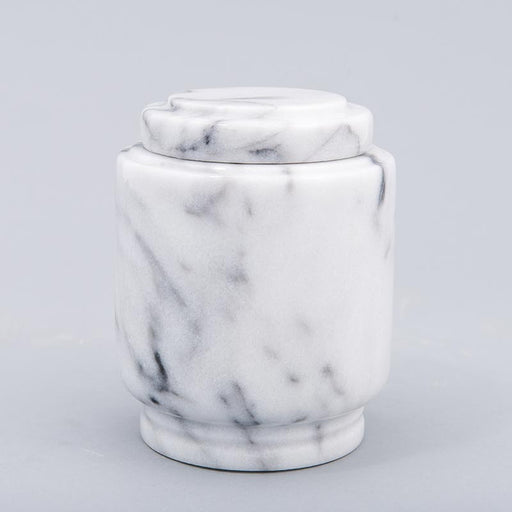 White Estate II Youth/Sharing Marble Urn